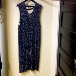 Anthropologie Dolan knit double t-shirt dress.